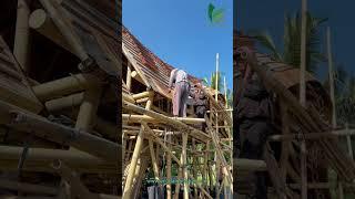 Recap of installing Sirap and Aluminum #sustainableliving #bamboo #ecoinnovation #bamboocraft