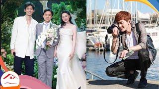 Zhang Han served as best man at his friend's wedding, which aroused heated discussion among fans.