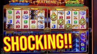 INSANELY RARE 4 SYMBOL SUPER FREE GAMES!! MASSIVE JACKPOT! WONDER 4 GOLD BOOST SLOT MACHINE!!