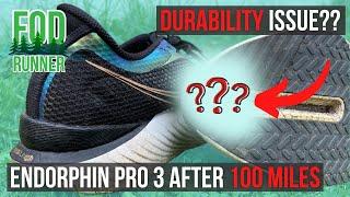 Saucony Endorphin Pro 3 Review AFTER 100 Miles (Durability??) | FOD Runner