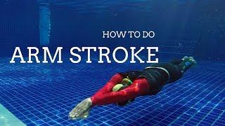 Learn the PERFECT Arm Stroke for Beginner Freedivers | Freediving Pool Training