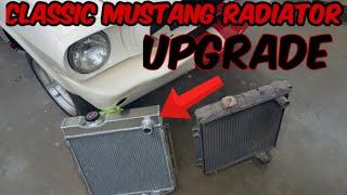 The Best Classic Mustang Cooling Upgrade? AlloyWorks 4 Core Aluminum Radiator #ford