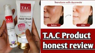 TAC product review | TAC The Ayurveda Co. product honest review | best skincare products |