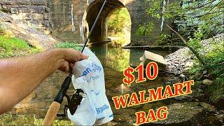 EXTREME!!  Walmart TINY Creek Fishing Challenge