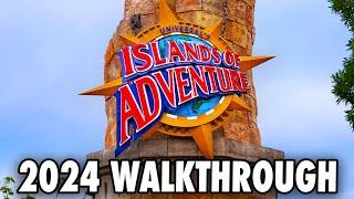 Universal Islands of Adventure 2024 Walkthrough - Universal Orlando Resort Tour [4K]