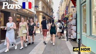 20 July 2024 France  Paris  best place to visit 4K HDR walking tour many places attractions walk.