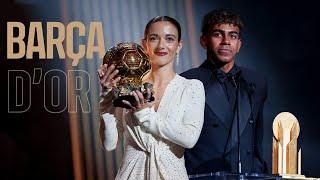 AITANA wins BALLON d'OR. LAMINE YAMAL wins Kopa Trophy. FC Barcelona, BEST Women's Team 2024!!! ️