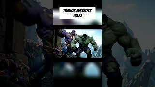 Thanos DESTROYS Hulk! #ai #marvel #marvelstudios #hulk