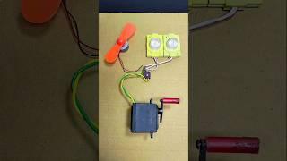 Electricity Create Using Rotating Gear Motor _ DC Motor #dcmotor #tech #shorts