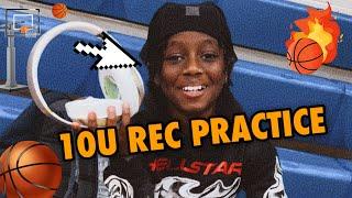 10U Rec Practice Drills!! I was balling must watch the end!!