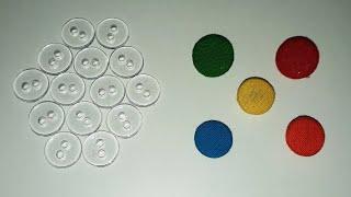 🟢 Fabric Button Making | How To Make Fabric Button | Easy Way To Make Fabric Button | Button Covers