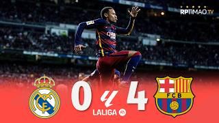 Real Madrid 0 x 4 Barcelona ● La Liga 15/16 Extended Goals & Highlights ᴴᴰ