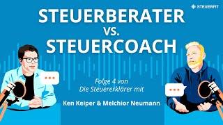 Steuercoach vs. Steuerberater: Wer kann was? | Steuerfrei Podcast