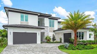 5815 SqFt | New Modern Luxury Pool Home Model FOR SALE in Avenir Palm Beach Gardens Florida | Kenco