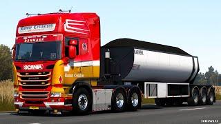 ETS2 Mods 1.51 Scania V8 ''Ronny Ceusters'' Open Pipe Sound