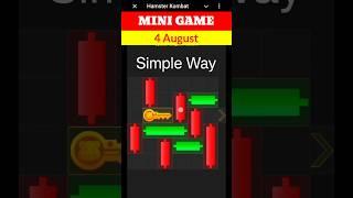 Hamster Kombat Mini Game Today 4 August Unlock Key | 4 August Mini Game Hamster Kombat#hamsterkombat