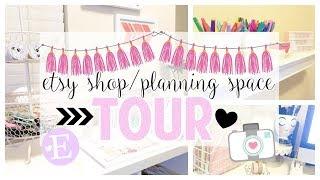 My Etsy Shop/Planning Space Tour | February 2018