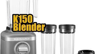 Review KitchenAid K150 3 Speed Ice Crushing Blender with Personal Blender Jars