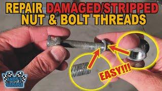 How To Use A Tap & Die Set: Repair Damaged Nuts And Bolts (Andy’s Garage: Episode - 165)