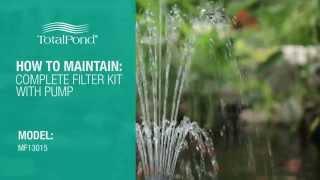 TotalPond® Complete Filter Kit with 300 GPH Pump Maintenance