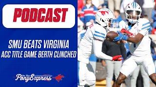 SMU punches ACC Championship game ticket, beats Virginia | SMU breakdown with Hayden Howerton