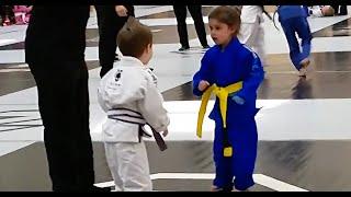 4-Year-Old Kids Jiu-Jitsu Match