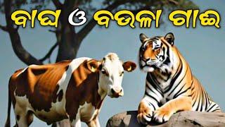 ବାଘ ଓ ବଉଳା ଗାଈ - bagha O baula gai || Odia moral story || Odia Gapa