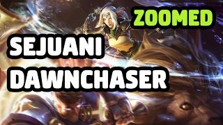 SEJUANI DAWNCHASER SKIN ZOOMED SPOTLIGHT - LEAGUE OF LEGENDS