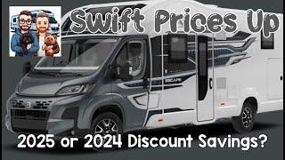 OUCH! ESCAPE? More like EXPENSIVE! | SWIFT MOTORHOME PRICES UP FOR 2025 | You have to watch this!