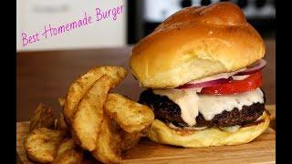 Homemade Burger Recipe by International Cuisines