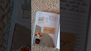 Aesthetic diary decor ideas / relaxing creative art/#diary #decor #creative #craft #ideas #aesthetic