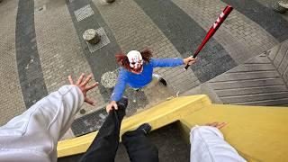 Horror Clowns VS Parkour POV | Halloween Chase VIII