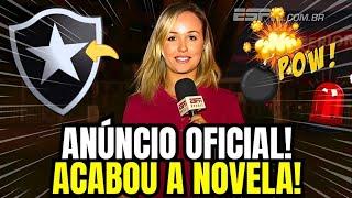  MARTELO BATIDO! NOVO TREINADOR DO BOTAFOGO! DIRETORIA ANUNCIOU! ULTIMAS NOTÍCIAS DO BOTAFOGO