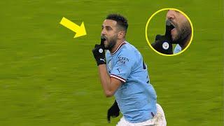 37 Times Mahrez Impressed Pep Guardiola..