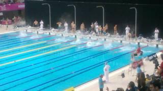 European Masters Swimming - 50m Freestyle Men - Heat 66 - Pool 1 - Lane 5 - London 2016