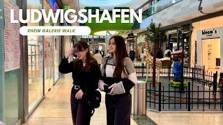 [4K]  Ludwigshafen Germany “Rhein Galerie” |  Walking inside Shopping Mall