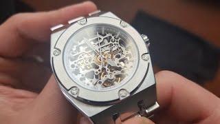 Watch Review ⌚ ARKAI Mamut Skeleton Automatic Watch (Trendhim) Royal Oak Hommage