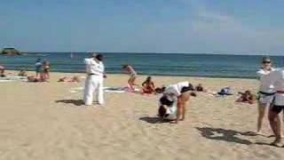 Sofia University Judo Club Training on the Beach