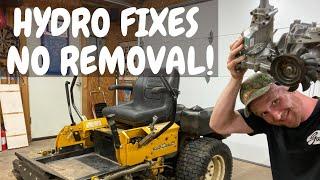 Zero Turn Hydrostatic Transmission Fix - NO REMOVAL!!!