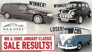 WB & Sons January Classic Car Sale Results - Winners and Losers?