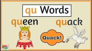 PHONICS- Blending words with the 'qu' sound