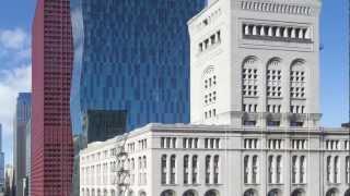 Roosevelt University vertical city campus in the heart of Chicago's Loop district