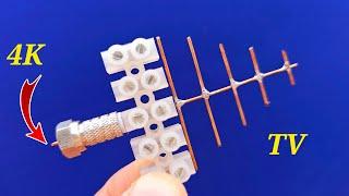 How to Make a Digital HD Antenna Using Electric Dominoes