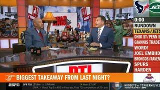 Pardon the Interruption | Biggest takeaway from last night? - Wilbon on Rodgers, Jets beat Texans