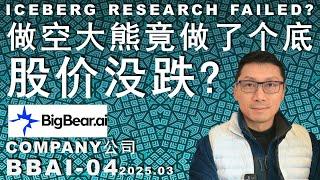 BBAI-04 空头做了个寂寞/大熊ai准备新一轮反弹？/川普天天闹会麻吗？/回复留言#投资 #美股 #股市 #trading #ai