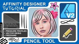 Affinity Designer Tutorial - How to use the Pencil Tool