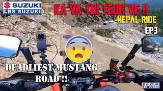 NEARLY DIED!! Ka va thi teuh ve !! Pokhara to Mustang Road-Eng Sub [] Mizoram to Nepal MUSTANG Ep3/4