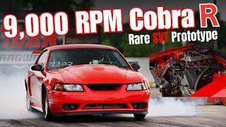 Prototype 2000 Cobra R Track Test | SVT One-Off Tunnel Ram Engine at 9,000 RPM! We Send It!