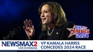 LIVE: VP Kamala Harris concedes 2024 presidential race to Donald Trump | NEWSMAX2