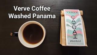 Verve Coffee Roasters Review (Santa Cruz, California)- Washed Panama Elida Estate Catuai